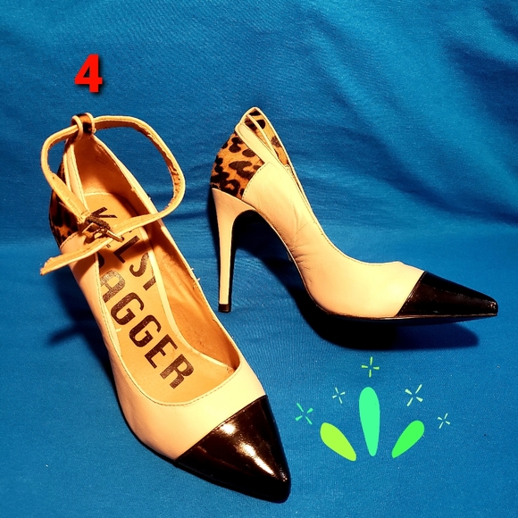 KELSI DAGGER LEATHER SHOES HEELS - Picture 4 of 5